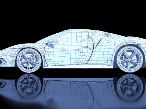 Ferrari 296 GTB 3D 模型