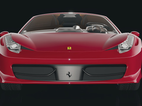 Ferrari 458 spider 2012 Modello 3D