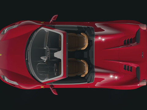 Ferrari 458 spider 2012 Modello 3D
