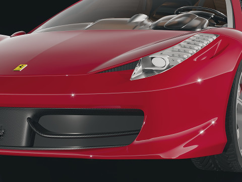 Ferrari 458 spider 2012 Modello 3D