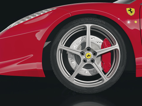 Ferrari 458 spider 2012 Modello 3D