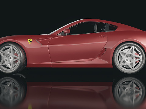 Ferrari 599 GTB 2010 3D Model