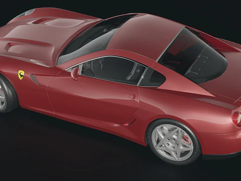 Ferrari 599 GTB 2010 3D Model