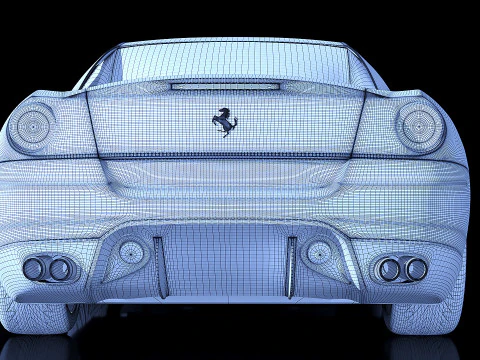 Ferrari 599 GTB 2010 3D Model