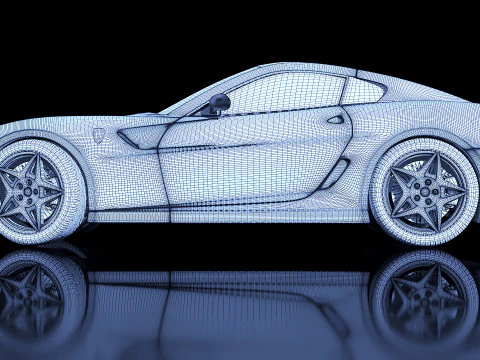 Ferrari 599 GTB 2010 3D Model