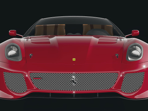 Ferrari 599 GTO 3D Model