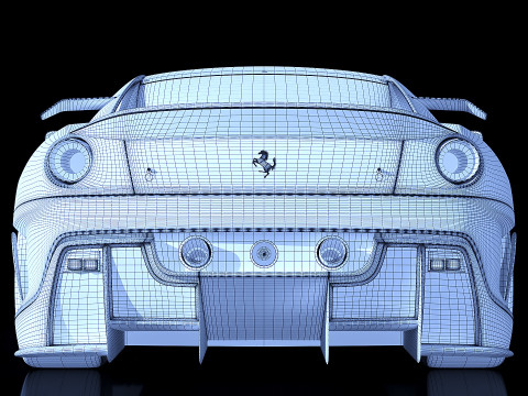 Ferrari 599 GTO 3D Model