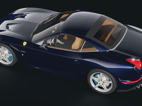 Ferrari California T 2015 3Dモデル