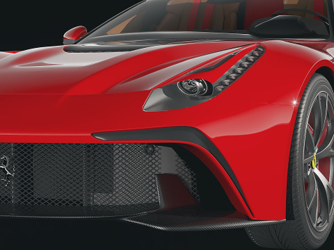Ferrari F12 TRS Roadster 3D Model