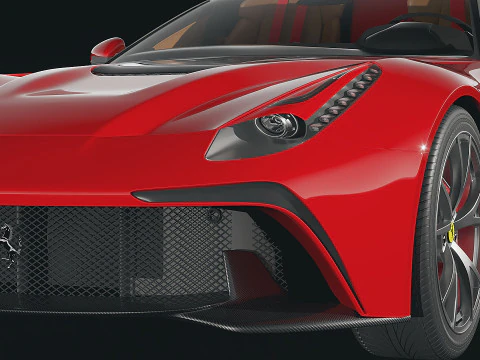 Ferrari F12 TRS Roadster 3D Model