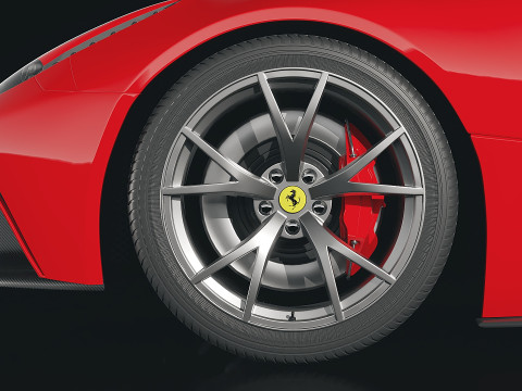Ferrari F12 TRS Roadster 3D Model
