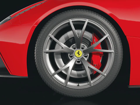 Ferrari F12 TRS Roadster 3D Model