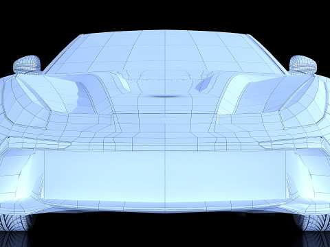 Ferrari F12 TRS Roadster 3D Model