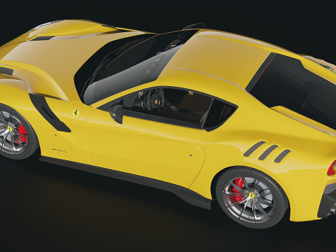 Ferrari F12tdf 2016 3D Model