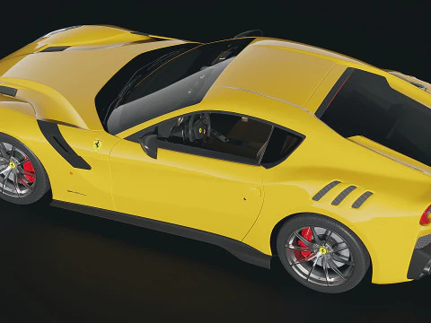 Ferrari F12tdf 2016 3D Model