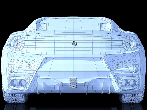 Ferrari F12tdf 2016 3D Model