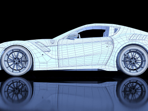 Ferrari F12tdf 2016 3D Model