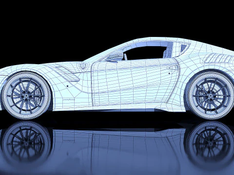 Ferrari F12tdf 2016 3D Model