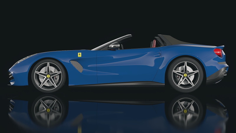 Ferrari F60 America 2015 3D Model .c4d .max .obj .3ds .fbx .stl .blend