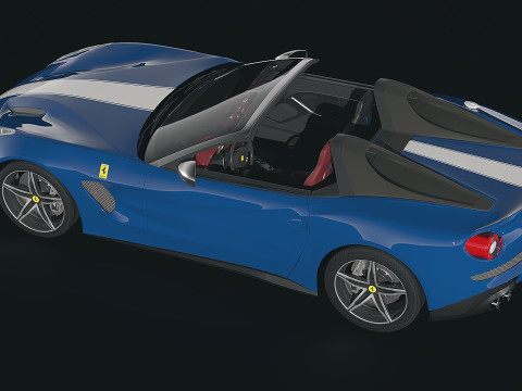 Ferrari F60 America 2015 3D Model