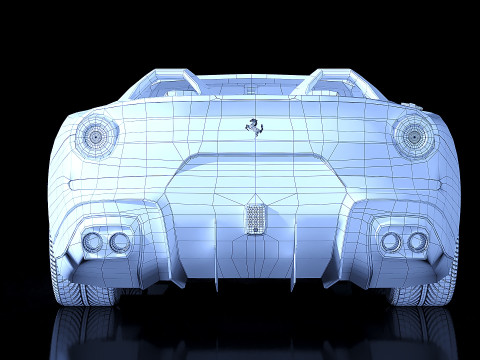 Ferrari F60 America 2015 3D Model