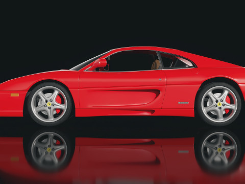 Ferrari F355 F1 Berlinetta 1998 3D Model