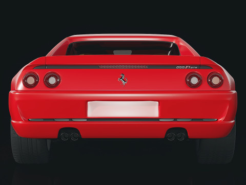 Ferrari F355 F1 Berlinetta 1998 Model 3D