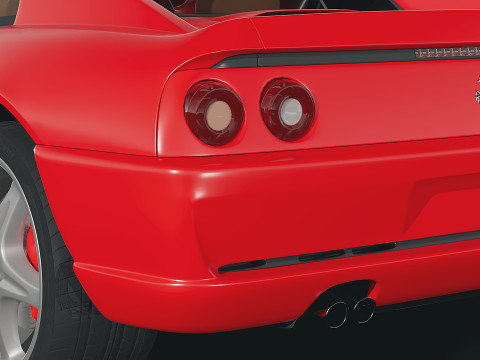Ferrari F355 F1 Berlinetta 1998 Model 3D