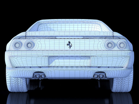 Ferrari F355 F1 Berlinetta 1998 Model 3D