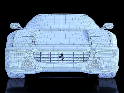 Ferrari F355 F1 Berlinetta 1998 Model 3D
