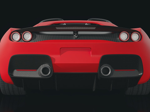 Ferrari J50 2017 3D Model