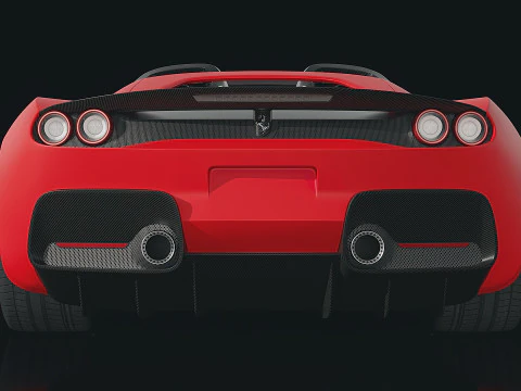 Ferrari J50 2017 3D Model