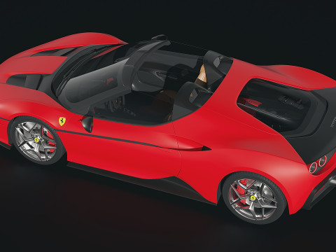 Ferrari J50 2017 3D Model