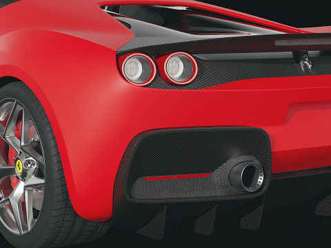 Ferrari J50 2017 3D Model