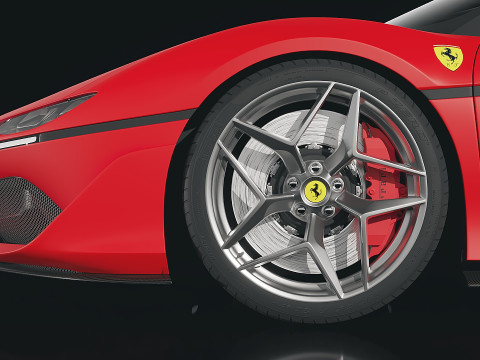 Ferrari J50 2017 3D Model