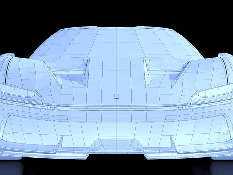 Ferrari J50 2017 3D Model