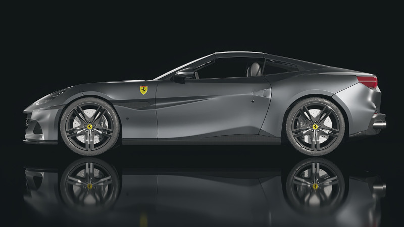Ferrari Portofino 2017 Modèle 3D .c4d .max .obj .3ds .fbx .stl .blend