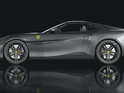 Ferrari Portofino 2017 3D Модель