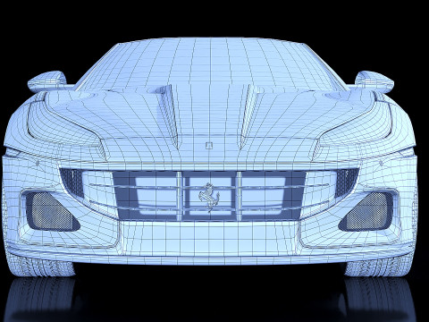 Ferrari Portofino 2017 Modèle 3D