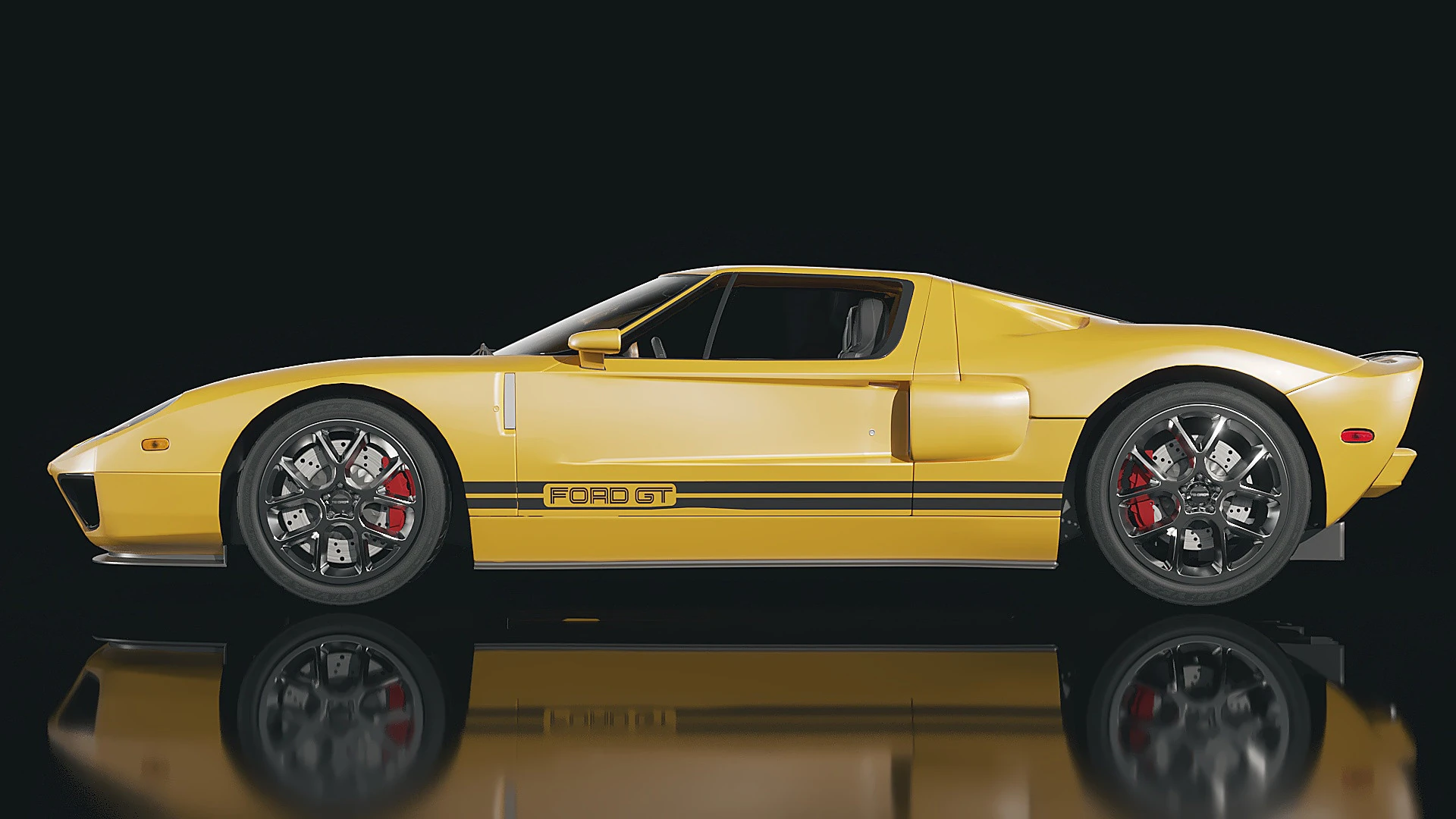 Sportscar GT 2005 3D Model .c4d .max .obj .3ds .fbx .stl .blend