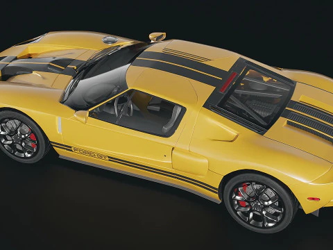 Sportscar GT 2005 3D Model