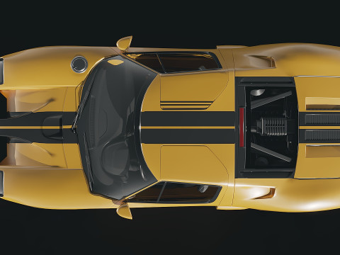 Sportscar GT 2005 3D Modell