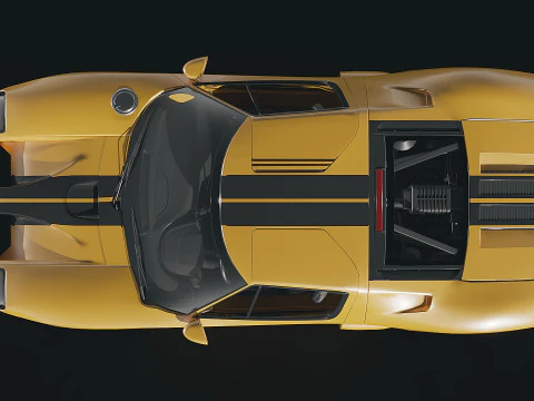 Sportscar GT 2005 3D Model