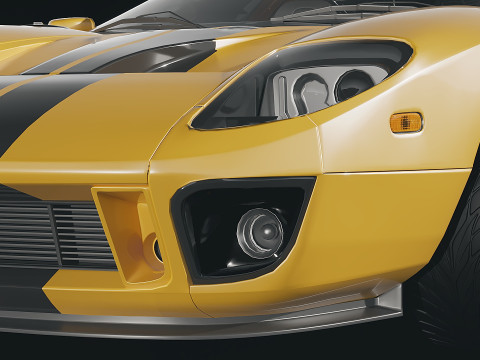 Sportscar GT 2005 3D Modell