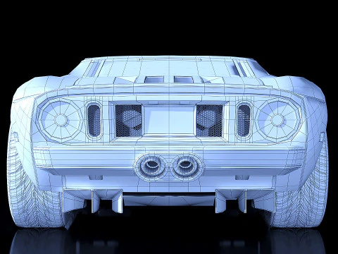 Sportscar GT 2005 3D Model