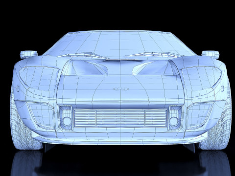 Sportscar GT 2005 3D Modell