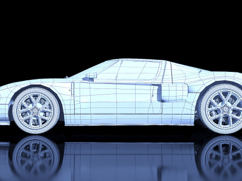 Sportscar GT 2005 3D Modell