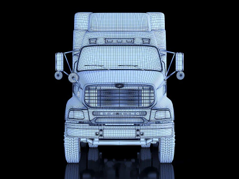 Truck Sterling A9500 2006 3D Model