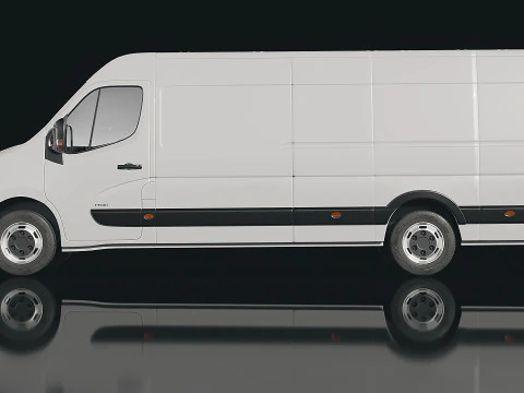 Opel Movano 2018 3D Model