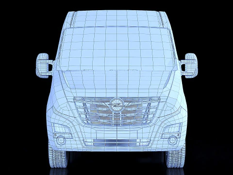 Opel Movano 2018 3D Model
